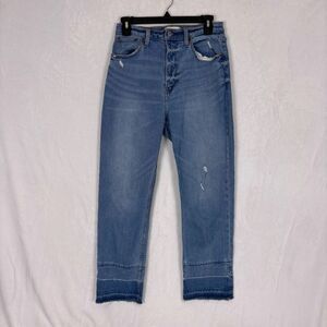 Abercrombie & Fitch The Ultra High-Rise Ankle Straight Curve Love Jeans 27R